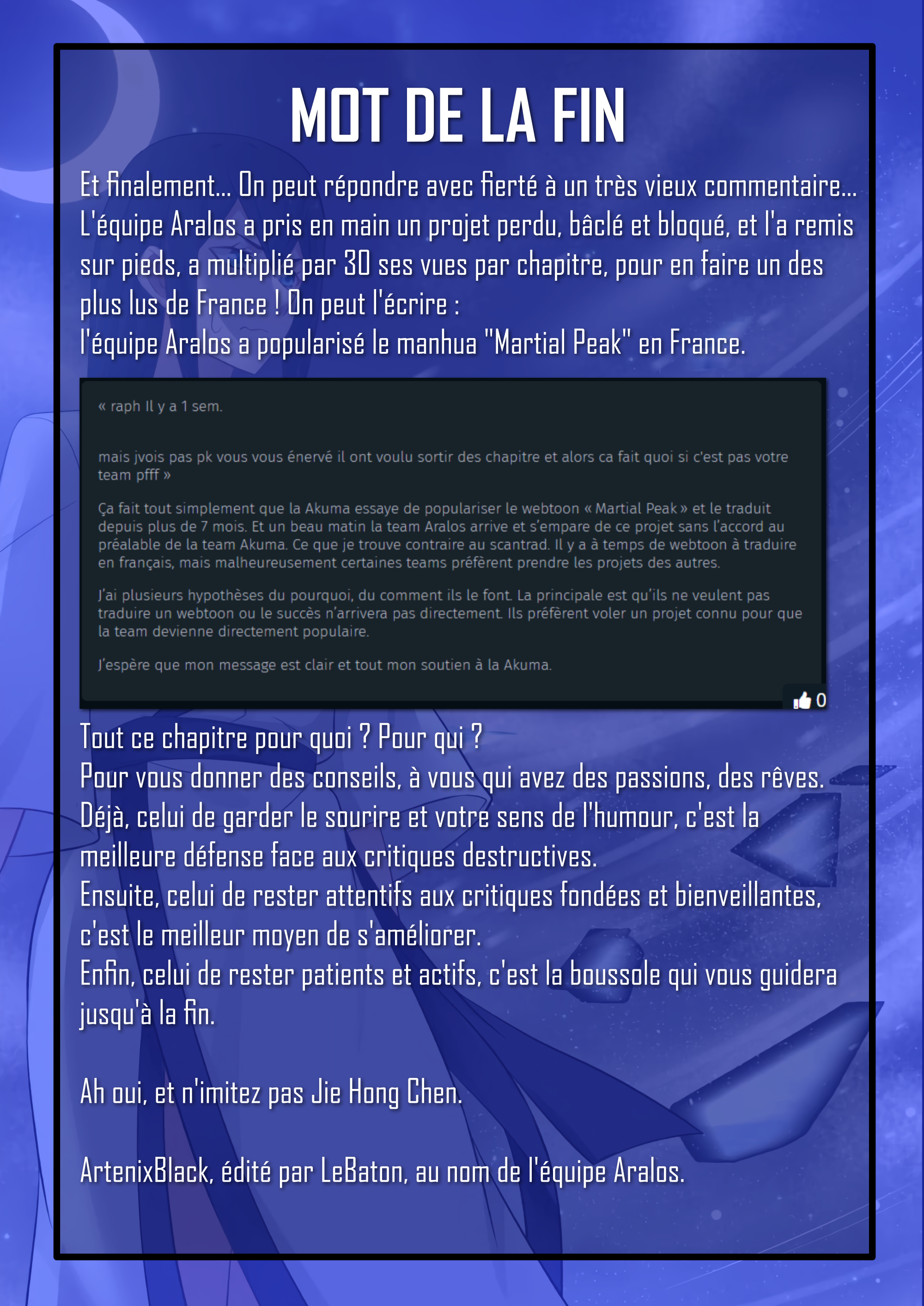 Read Martial Peak FR Manga Online