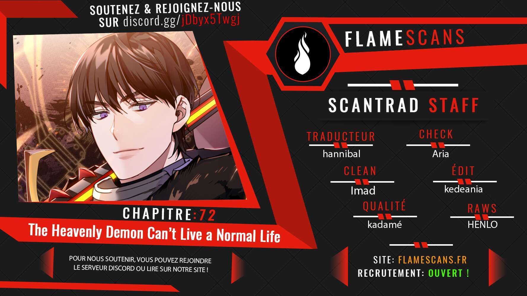 Read The Heavenly Demon Can’t Live a Normal Life FR Manga Online