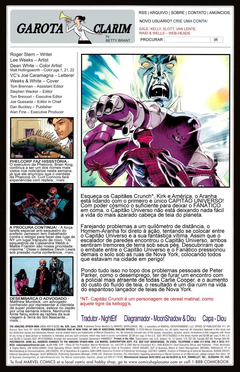Read Amazing Spider Man (PT-BR) PT Manga Online