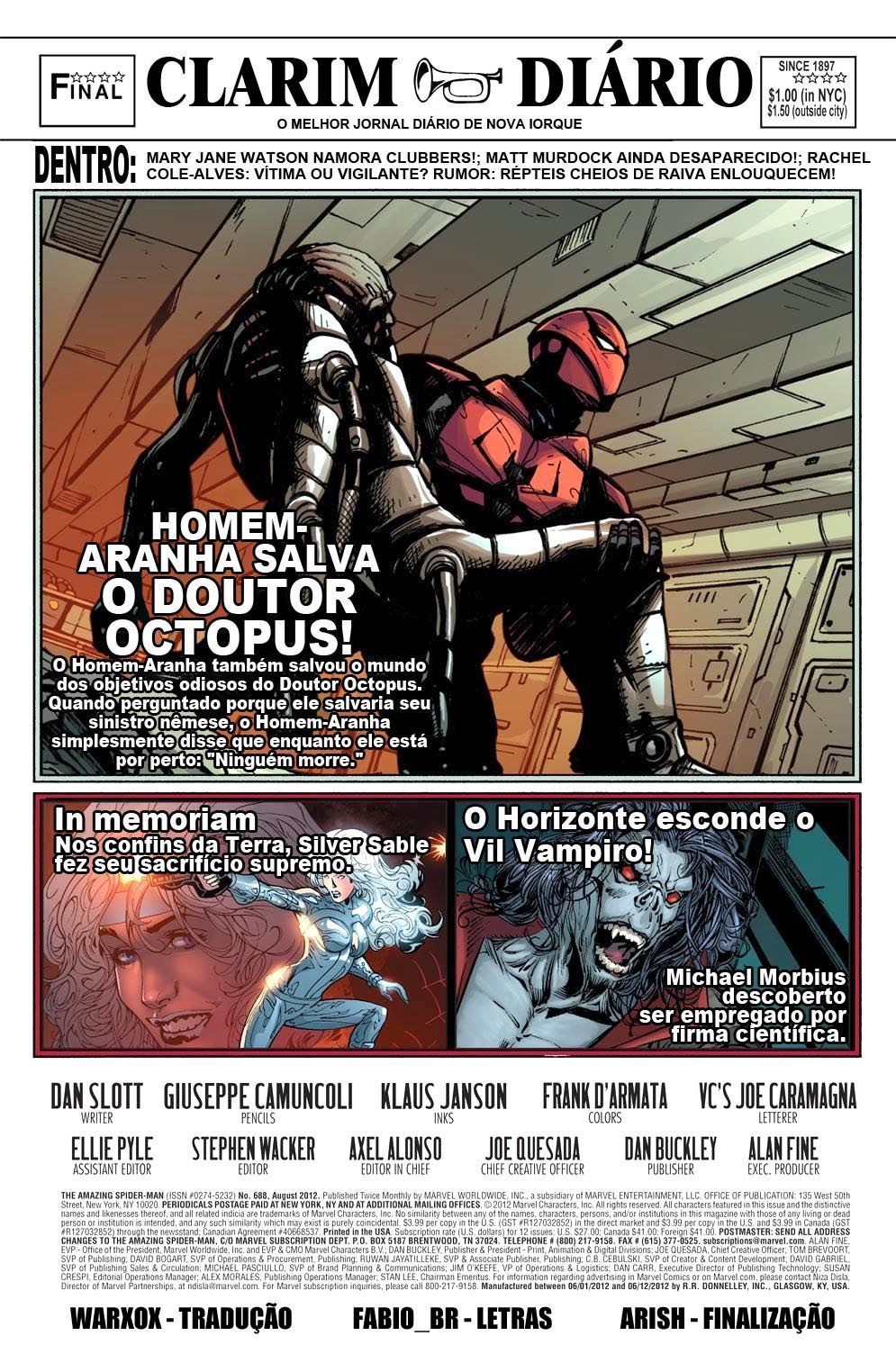 Read Amazing Spider Man (PT-BR) PT Manga Online