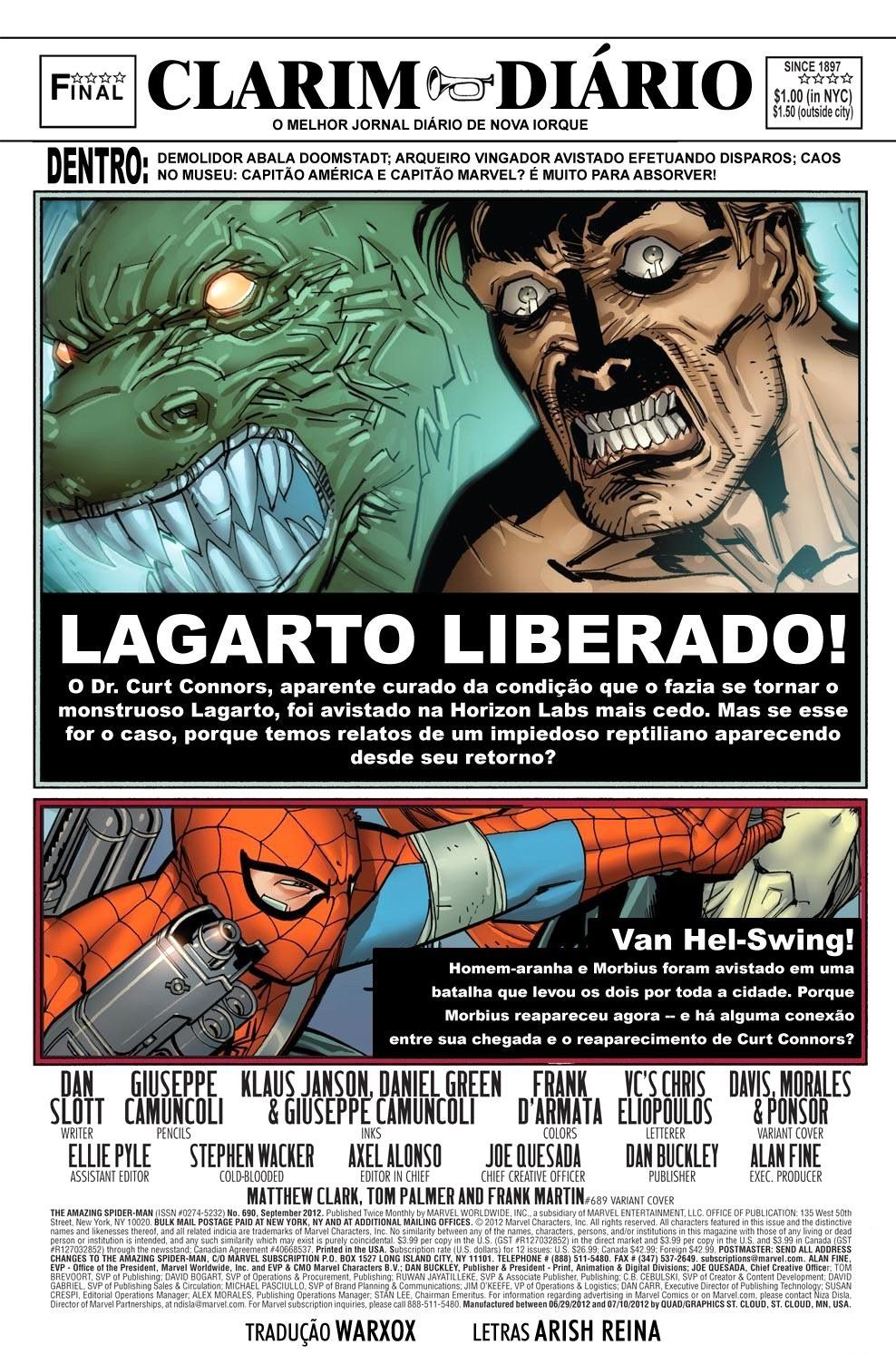 Read Amazing Spider Man (PT-BR) PT Manga Online
