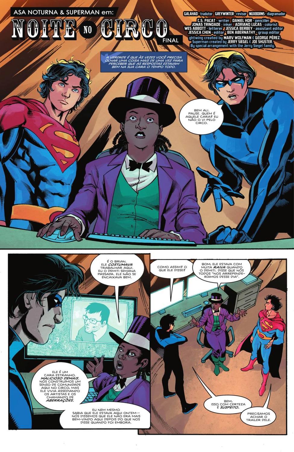 Read DC Rebirth - Asa Noturna (PT-BR) PT Manga Online