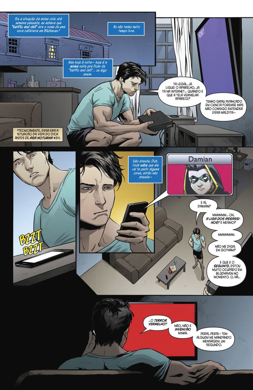 Read DC Rebirth - Asa Noturna (PT-BR) PT Manga Online