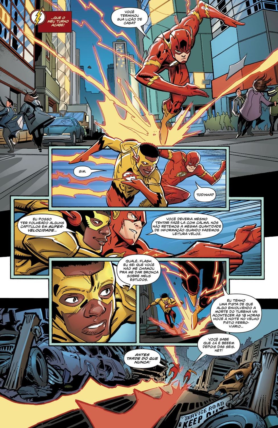Read DC Rebirth - Flash (PT-BR) PT Manga Online