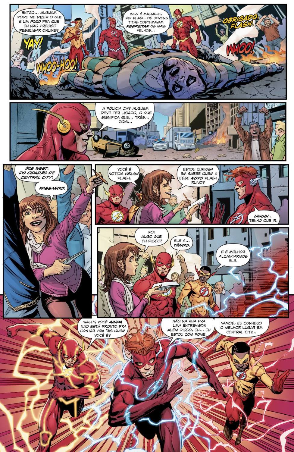 Read DC Rebirth - Flash (PT-BR) PT Manga Online