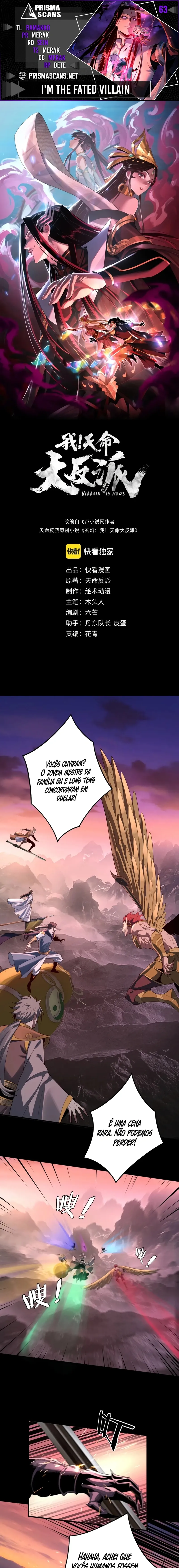 Read Eu Sou o Vilão Predestinado (PT-BR) PT Manga Online