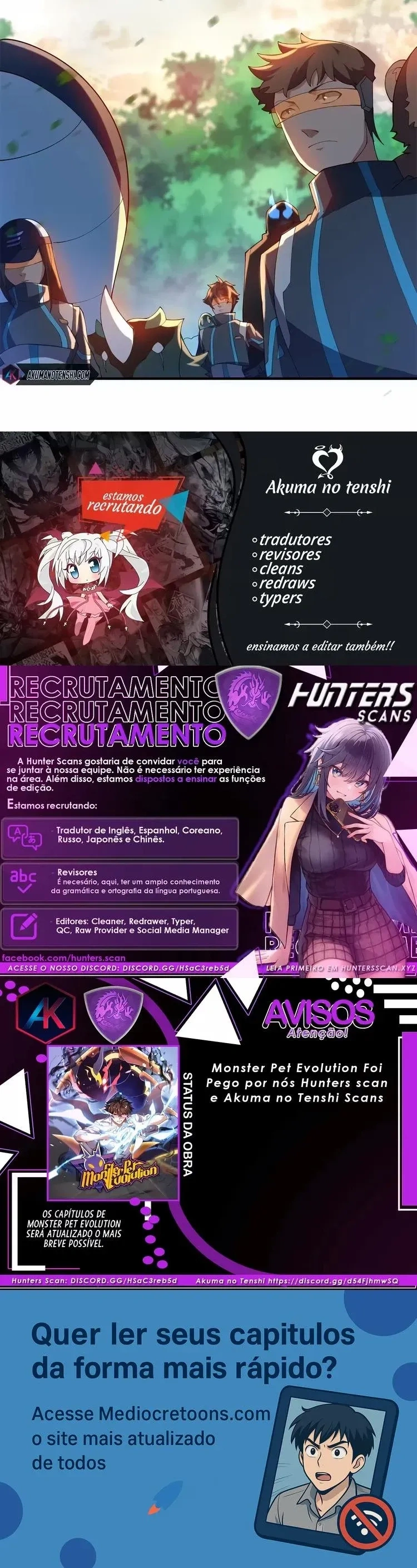Read Evolução de Mascotes Monstruosos (PT-BR) PT Manga Online