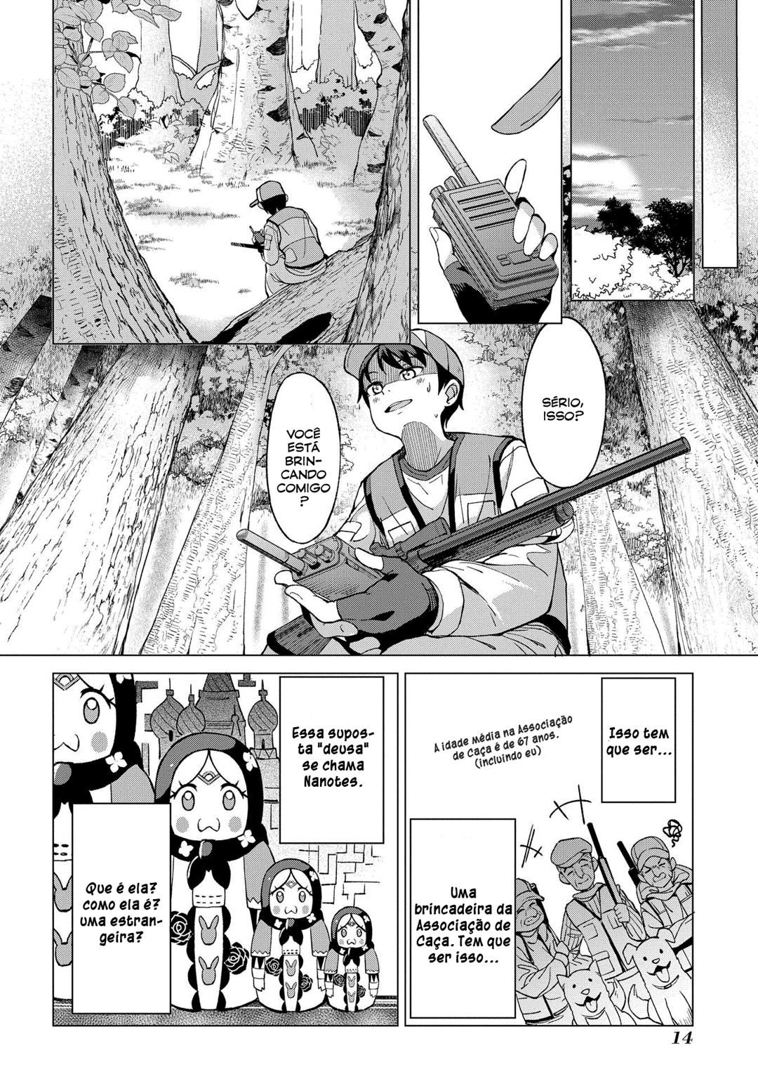 Read Hokkaido no Geneki Hunter ga Isekai ni Hourikoma Rete Mita Elf Yome to Meguru Isekai Shuryou Life (PT-BR) PT Manga Online