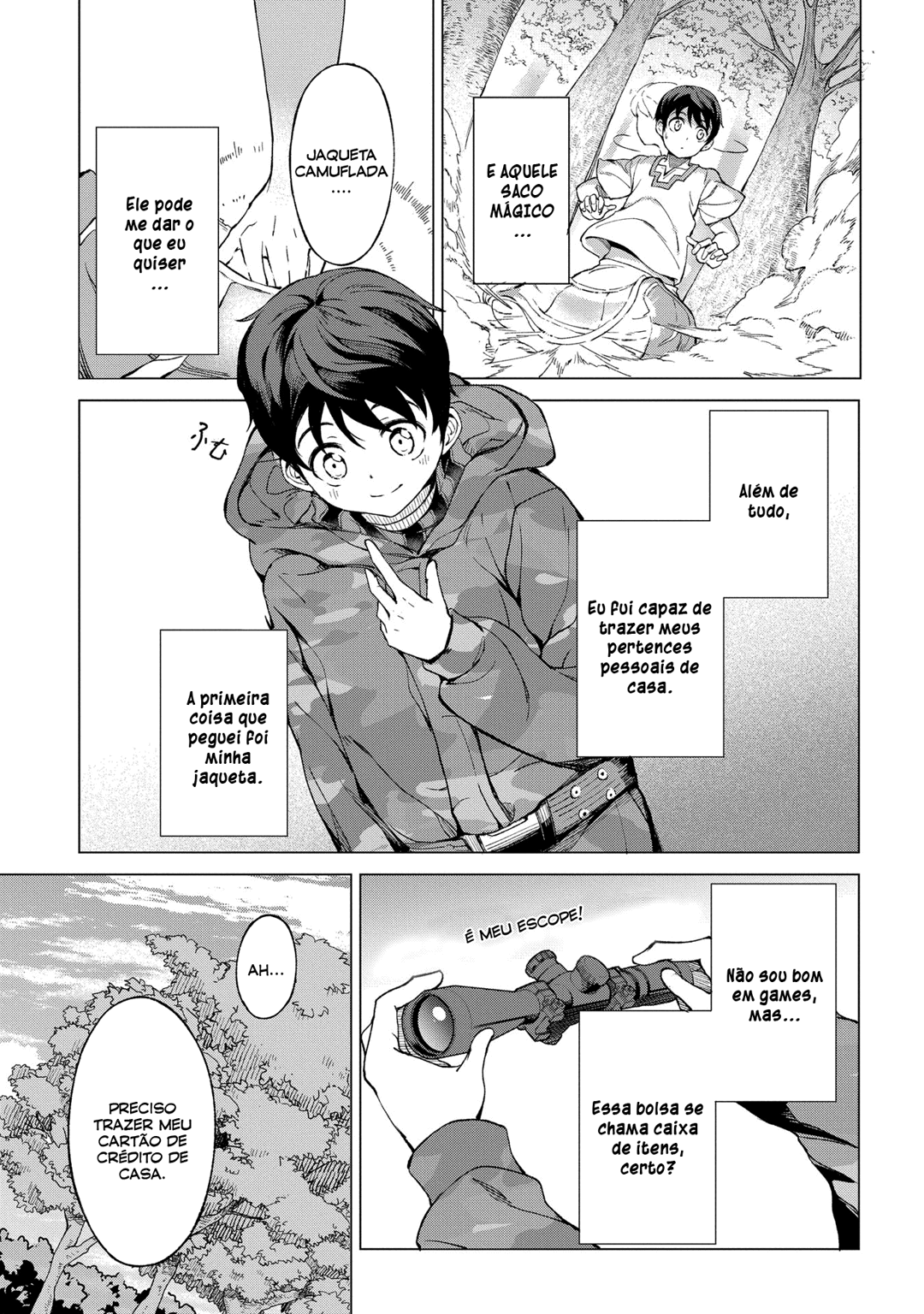 Read Hokkaido no Geneki Hunter ga Isekai ni Hourikoma Rete Mita Elf Yome to Meguru Isekai Shuryou Life (PT-BR) PT Manga Online