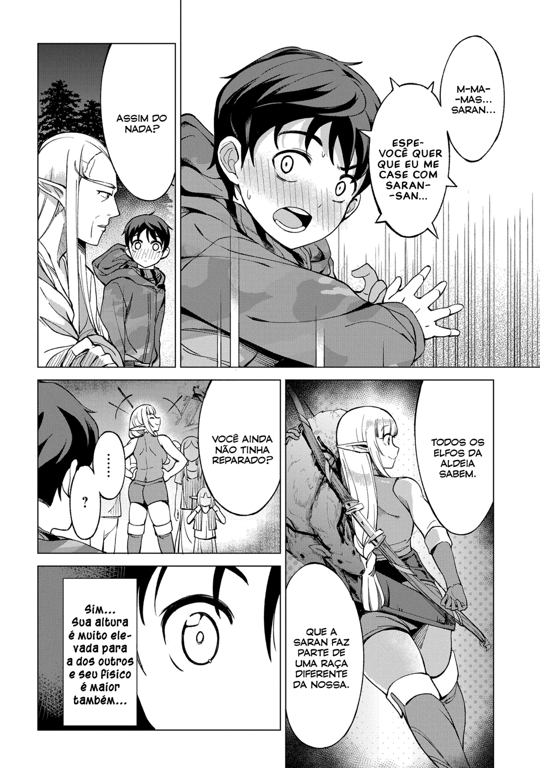 Read Hokkaido no Geneki Hunter ga Isekai ni Hourikoma Rete Mita Elf Yome to Meguru Isekai Shuryou Life (PT-BR) PT Manga Online