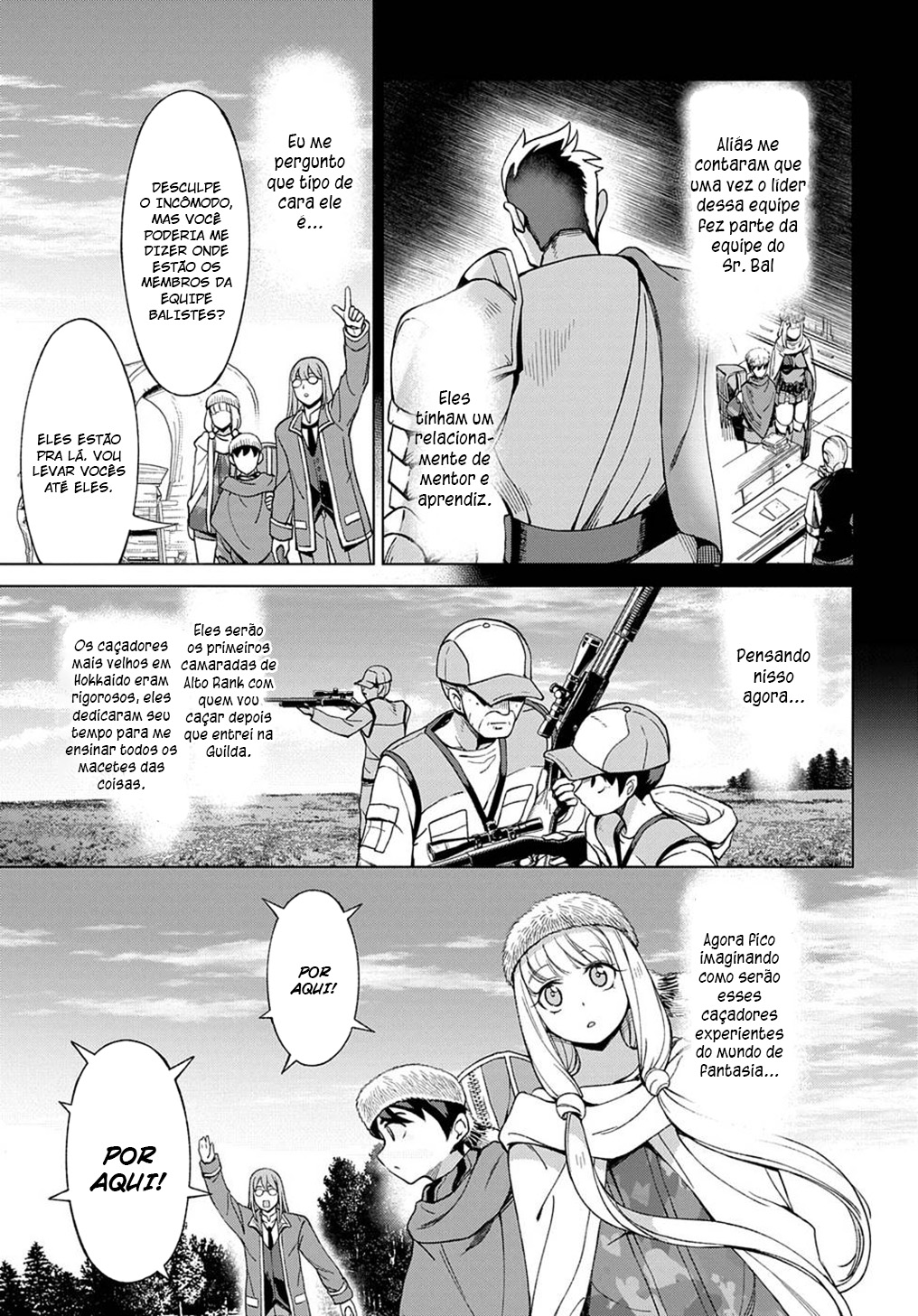 Read Hokkaido no Geneki Hunter ga Isekai ni Hourikoma Rete Mita Elf Yome to Meguru Isekai Shuryou Life (PT-BR) PT Manga Online
