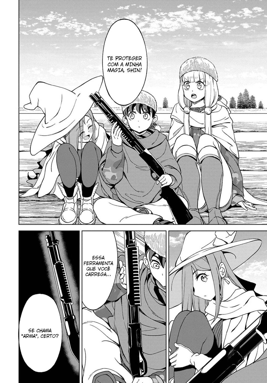 Read Hokkaido no Geneki Hunter ga Isekai ni Hourikoma Rete Mita Elf Yome to Meguru Isekai Shuryou Life (PT-BR) PT Manga Online
