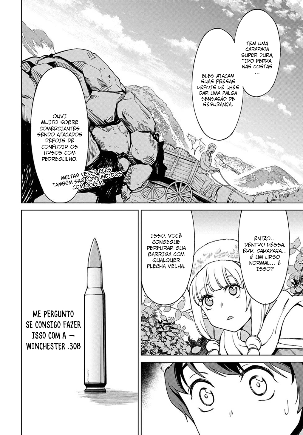 Read Hokkaido no Geneki Hunter ga Isekai ni Hourikoma Rete Mita Elf Yome to Meguru Isekai Shuryou Life (PT-BR) PT Manga Online