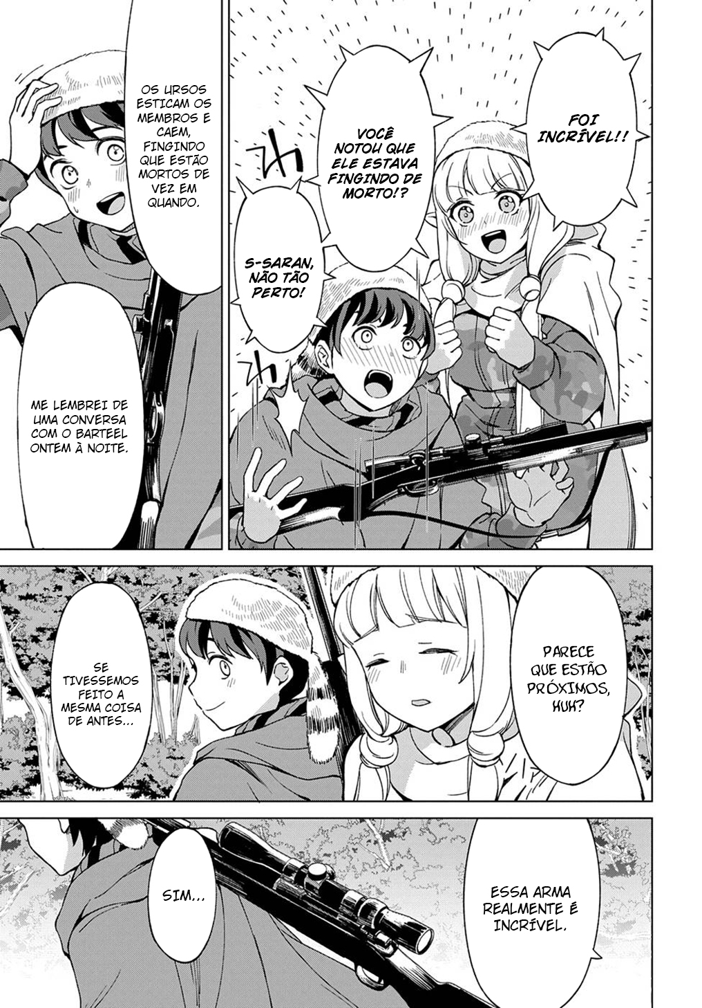 Read Hokkaido no Geneki Hunter ga Isekai ni Hourikoma Rete Mita Elf Yome to Meguru Isekai Shuryou Life (PT-BR) PT Manga Online