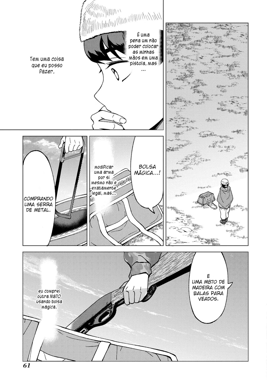 Read Hokkaido no Geneki Hunter ga Isekai ni Hourikoma Rete Mita Elf Yome to Meguru Isekai Shuryou Life (PT-BR) PT Manga Online