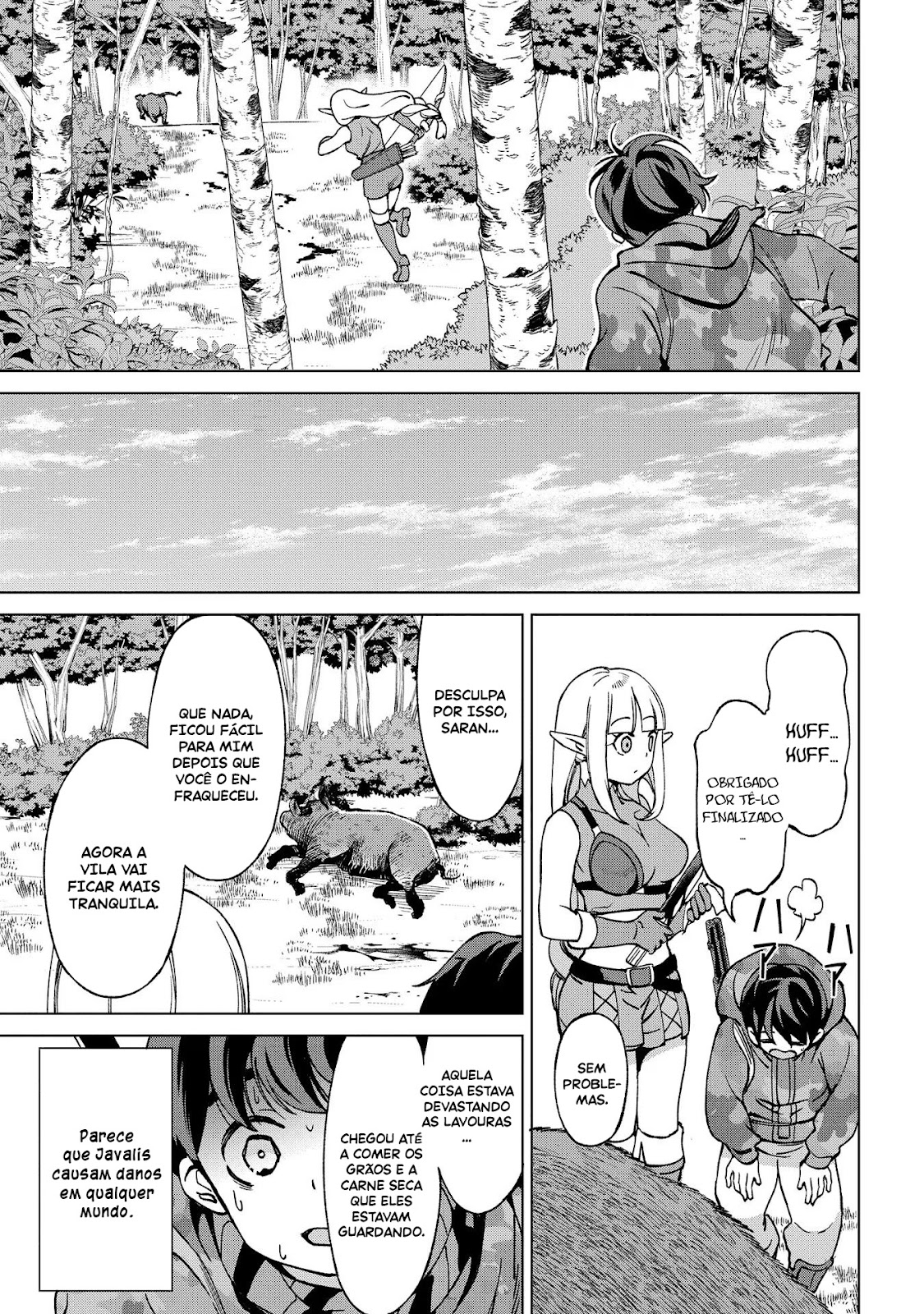 Read Hokkaido no Geneki Hunter ga Isekai ni Hourikoma Rete Mita Elf Yome to Meguru Isekai Shuryou Life (PT-BR) PT Manga Online