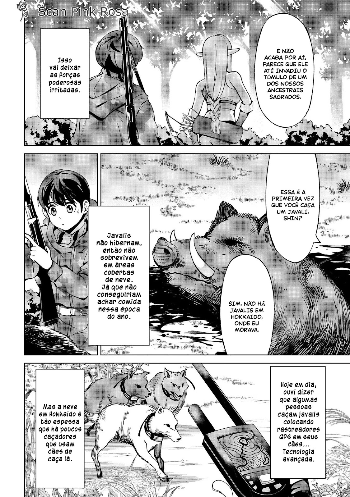 Read Hokkaido no Geneki Hunter ga Isekai ni Hourikoma Rete Mita Elf Yome to Meguru Isekai Shuryou Life (PT-BR) PT Manga Online