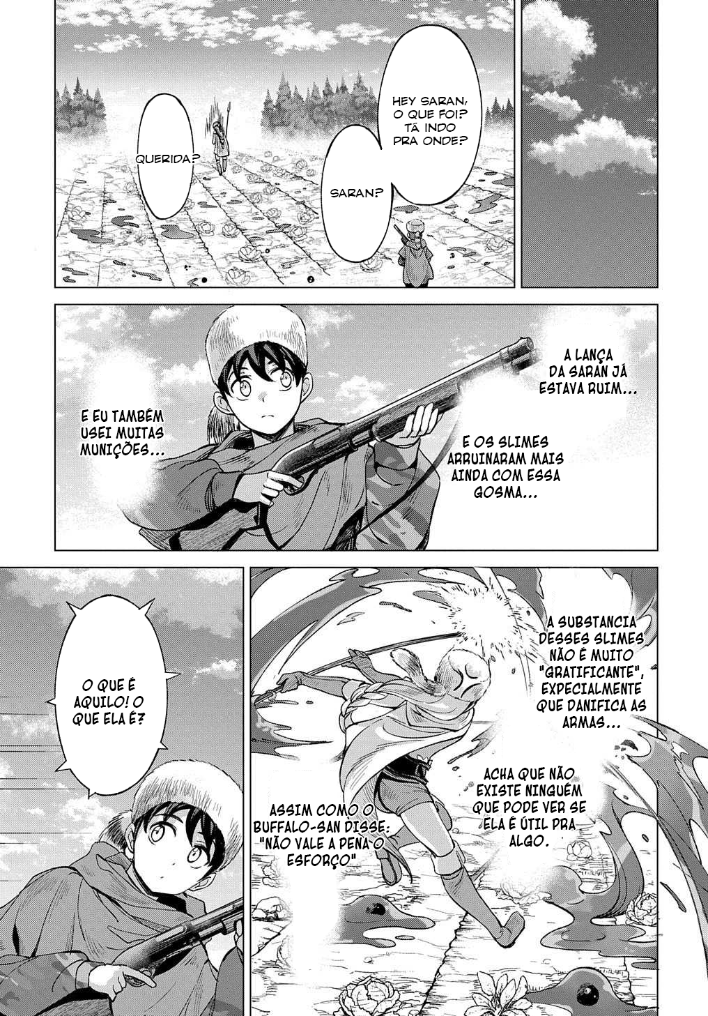Read Hokkaido no Geneki Hunter ga Isekai ni Hourikoma Rete Mita Elf Yome to Meguru Isekai Shuryou Life (PT-BR) PT Manga Online