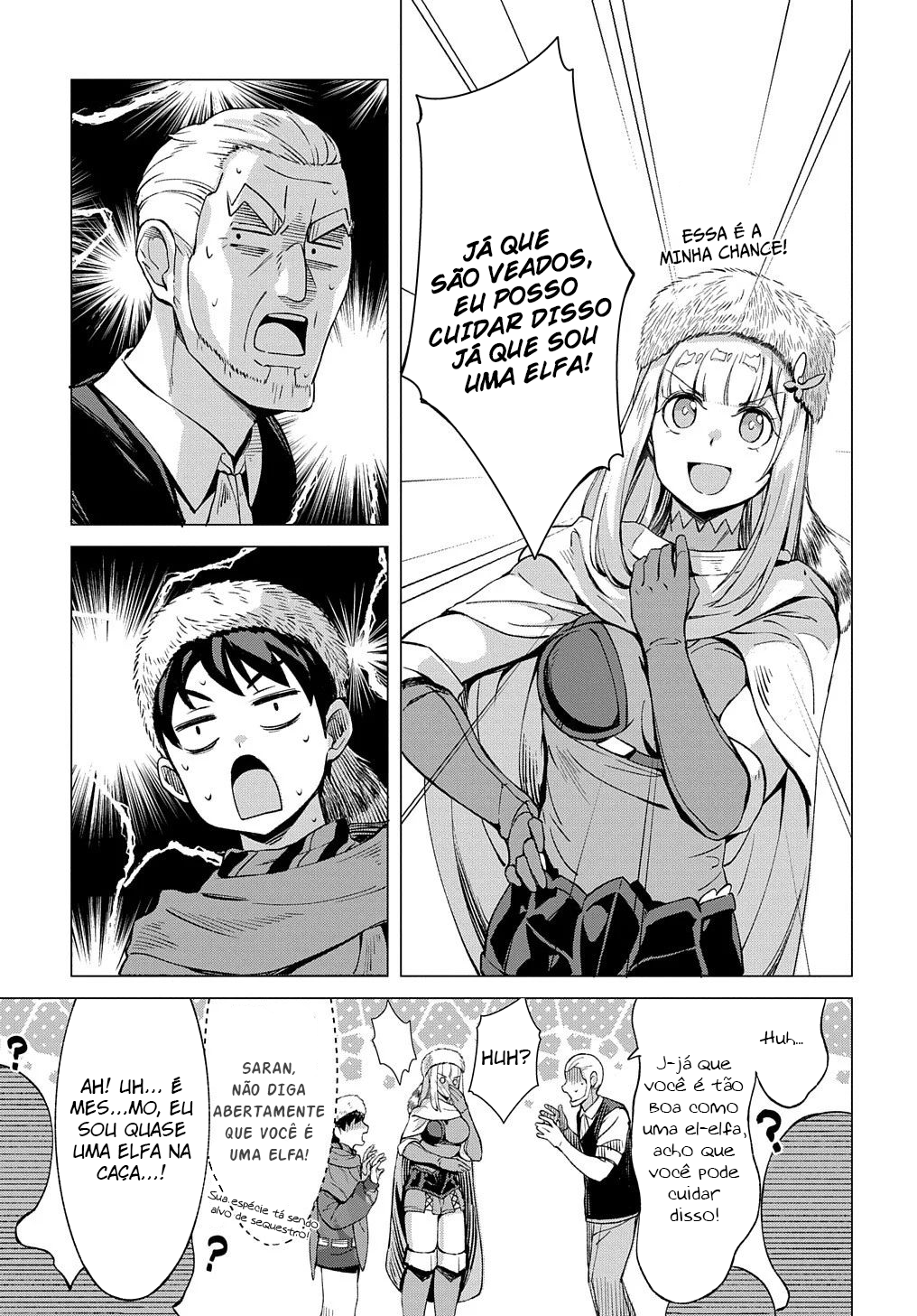 Read Hokkaido no Geneki Hunter ga Isekai ni Hourikoma Rete Mita Elf Yome to Meguru Isekai Shuryou Life (PT-BR) PT Manga Online