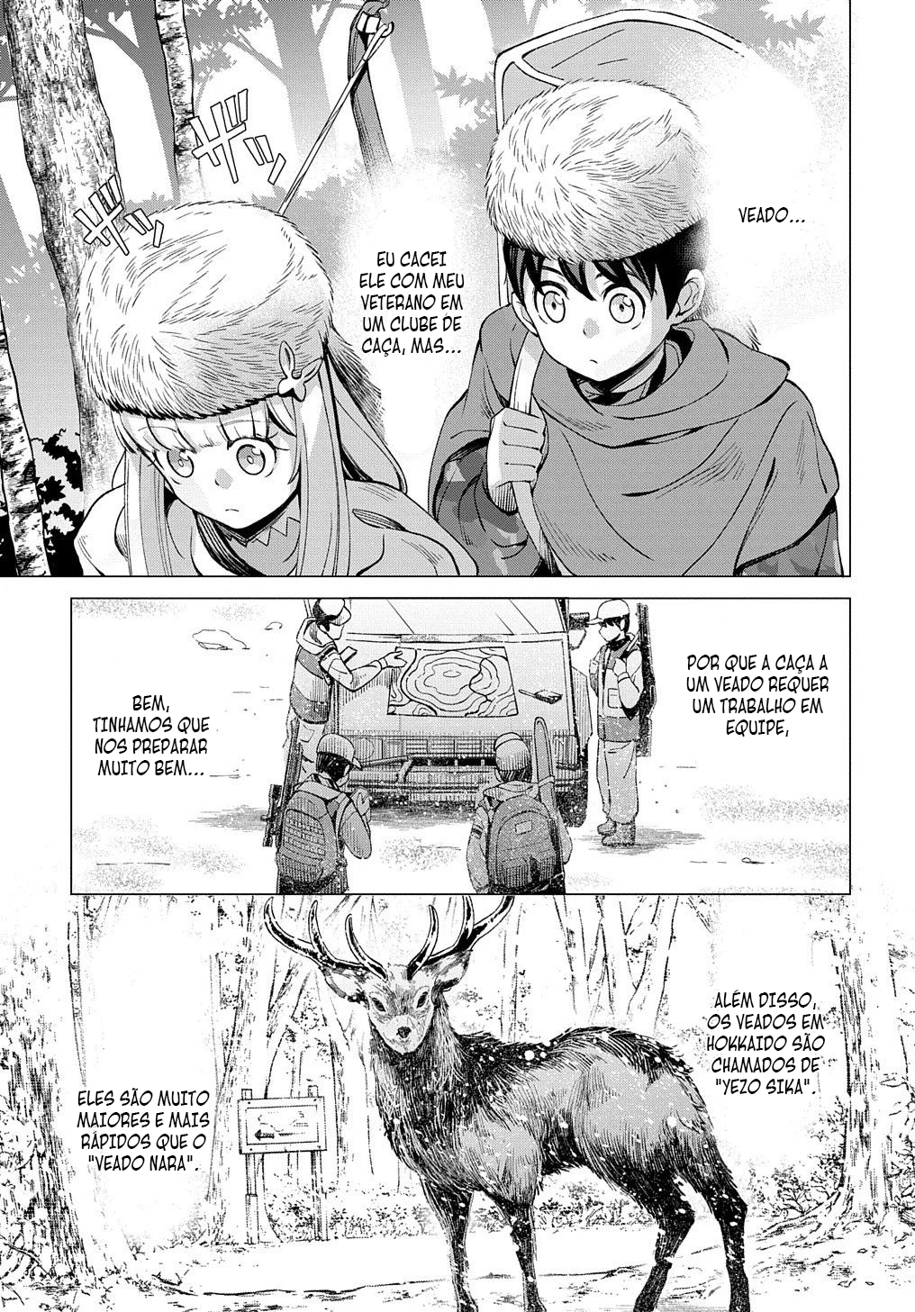 Read Hokkaido no Geneki Hunter ga Isekai ni Hourikoma Rete Mita Elf Yome to Meguru Isekai Shuryou Life (PT-BR) PT Manga Online