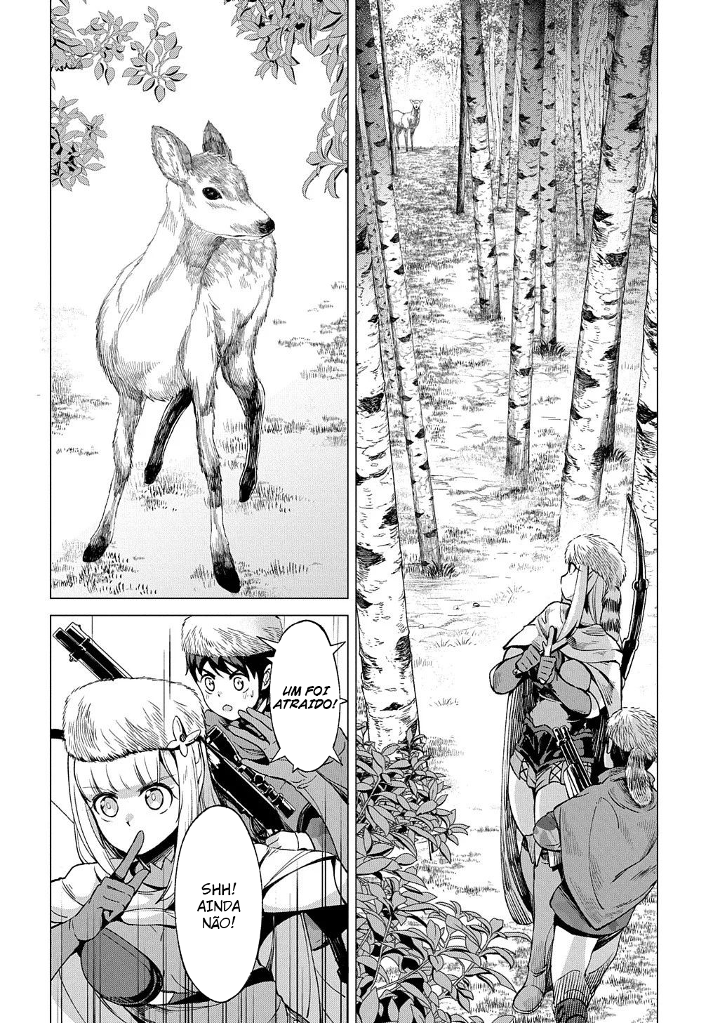Read Hokkaido no Geneki Hunter ga Isekai ni Hourikoma Rete Mita Elf Yome to Meguru Isekai Shuryou Life (PT-BR) PT Manga Online