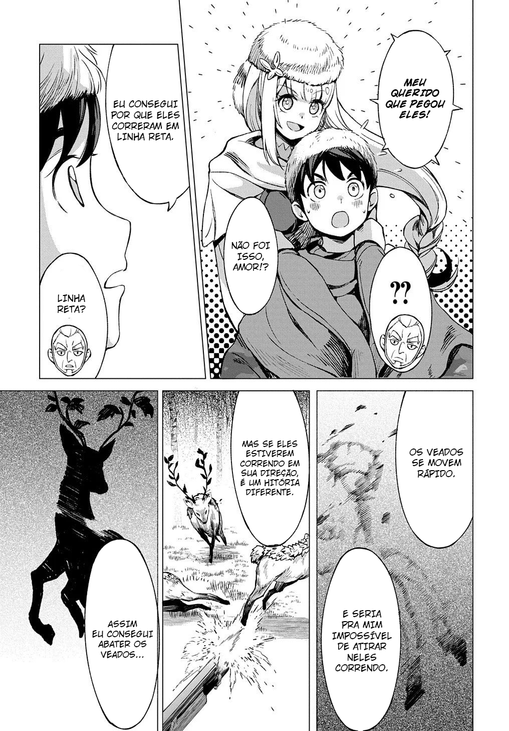 Read Hokkaido no Geneki Hunter ga Isekai ni Hourikoma Rete Mita Elf Yome to Meguru Isekai Shuryou Life (PT-BR) PT Manga Online