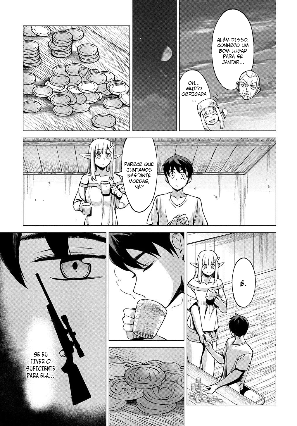 Read Hokkaido no Geneki Hunter ga Isekai ni Hourikoma Rete Mita Elf Yome to Meguru Isekai Shuryou Life (PT-BR) PT Manga Online