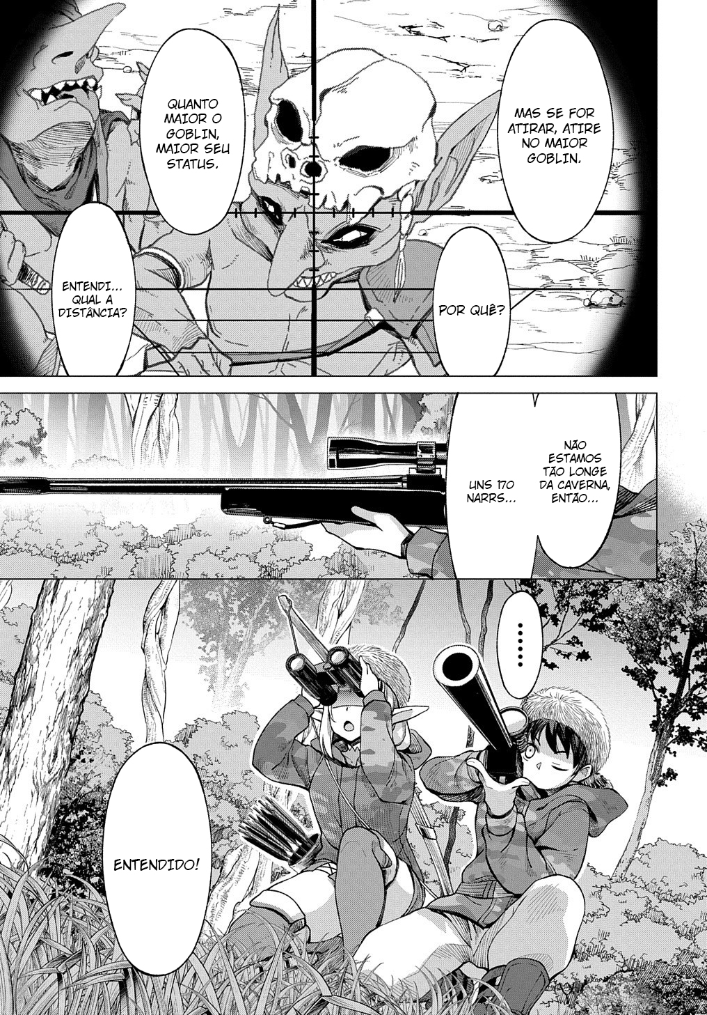 Read Hokkaido no Geneki Hunter ga Isekai ni Hourikoma Rete Mita Elf Yome to Meguru Isekai Shuryou Life (PT-BR) PT Manga Online