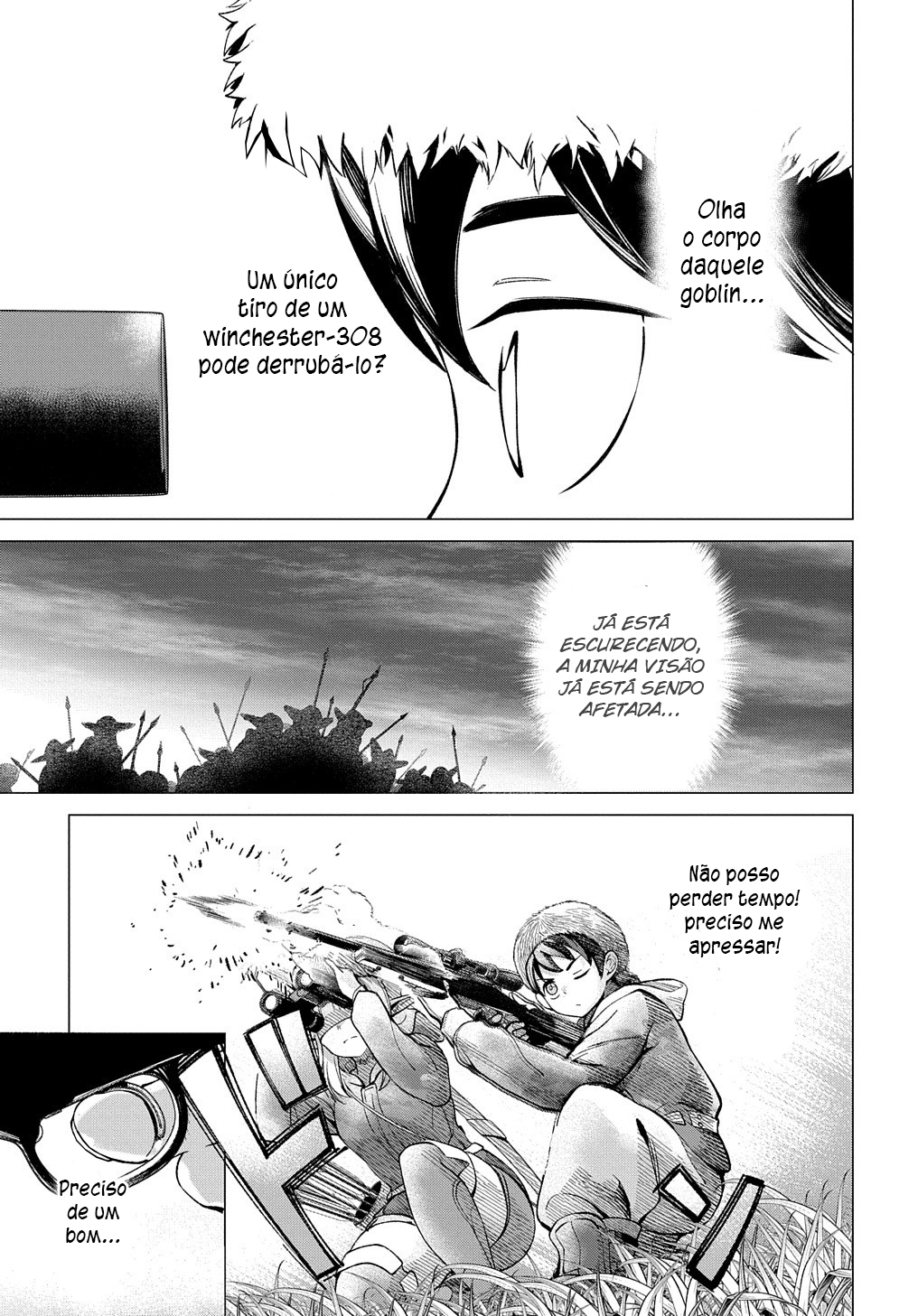 Read Hokkaido no Geneki Hunter ga Isekai ni Hourikoma Rete Mita Elf Yome to Meguru Isekai Shuryou Life (PT-BR) PT Manga Online