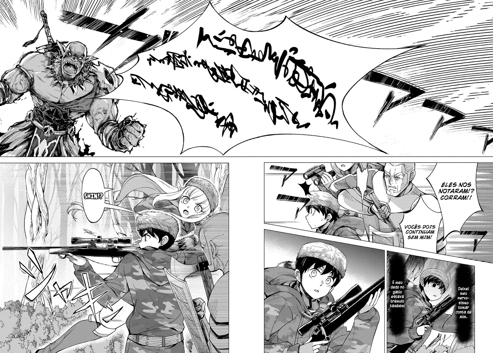 Read Hokkaido no Geneki Hunter ga Isekai ni Hourikoma Rete Mita Elf Yome to Meguru Isekai Shuryou Life (PT-BR) PT Manga Online