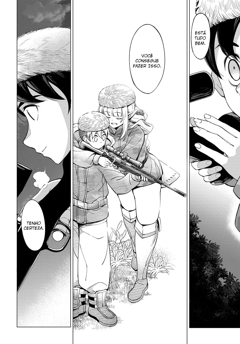 Read Hokkaido no Geneki Hunter ga Isekai ni Hourikoma Rete Mita Elf Yome to Meguru Isekai Shuryou Life (PT-BR) PT Manga Online