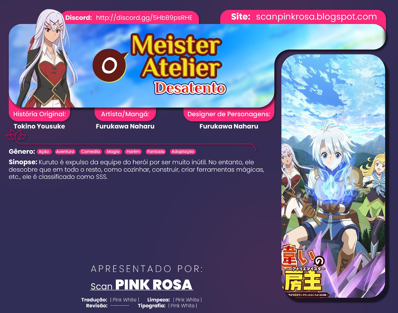 Read Kanchigai no Atelier Meister (PT-BR) PT Manga Online
