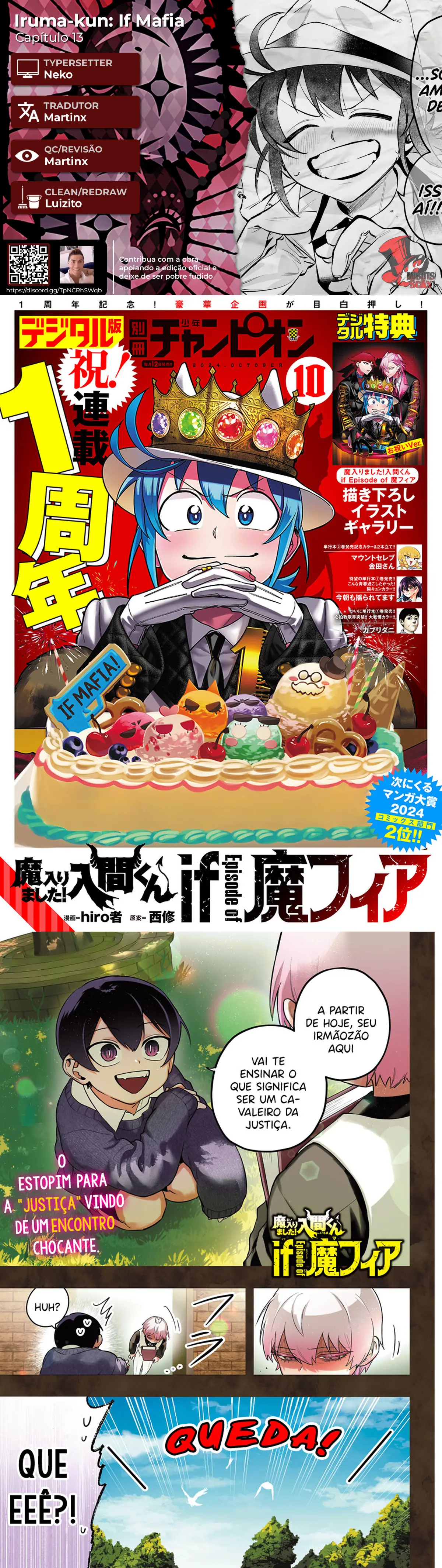 Read Mairimashita! Iruma-kun_ E se fosse Máfia_ ( PT-BR ) PT Manga Online