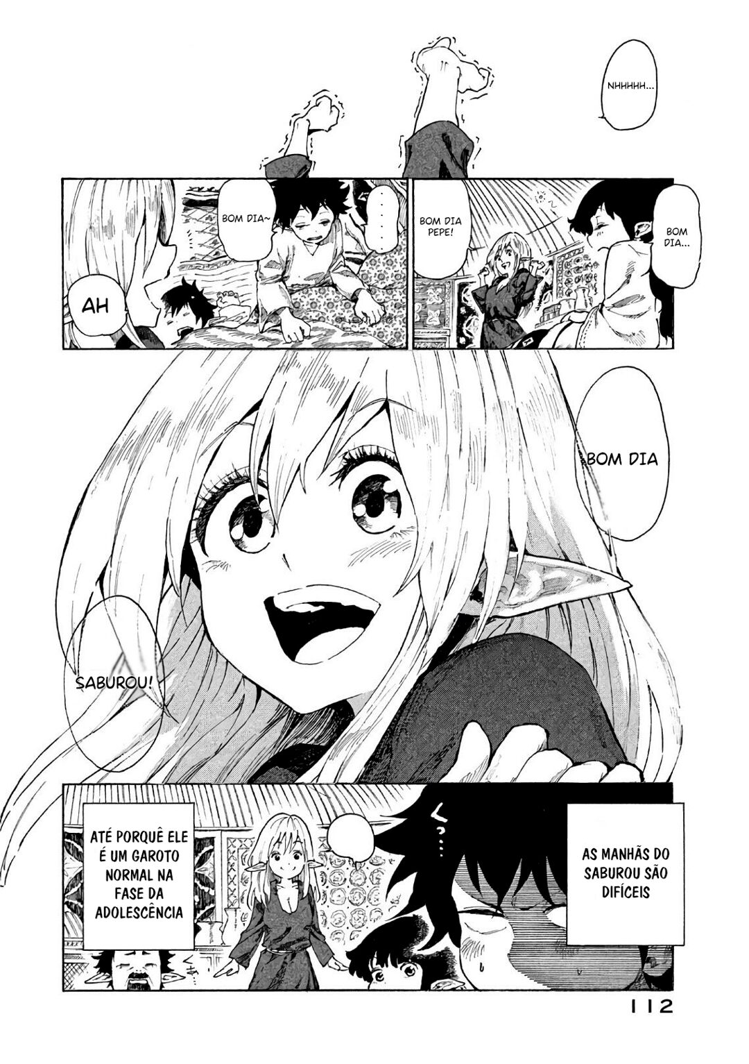 Read Mazumeshi Elf to Yuubokugurashi (PT-BR) PT Manga Online