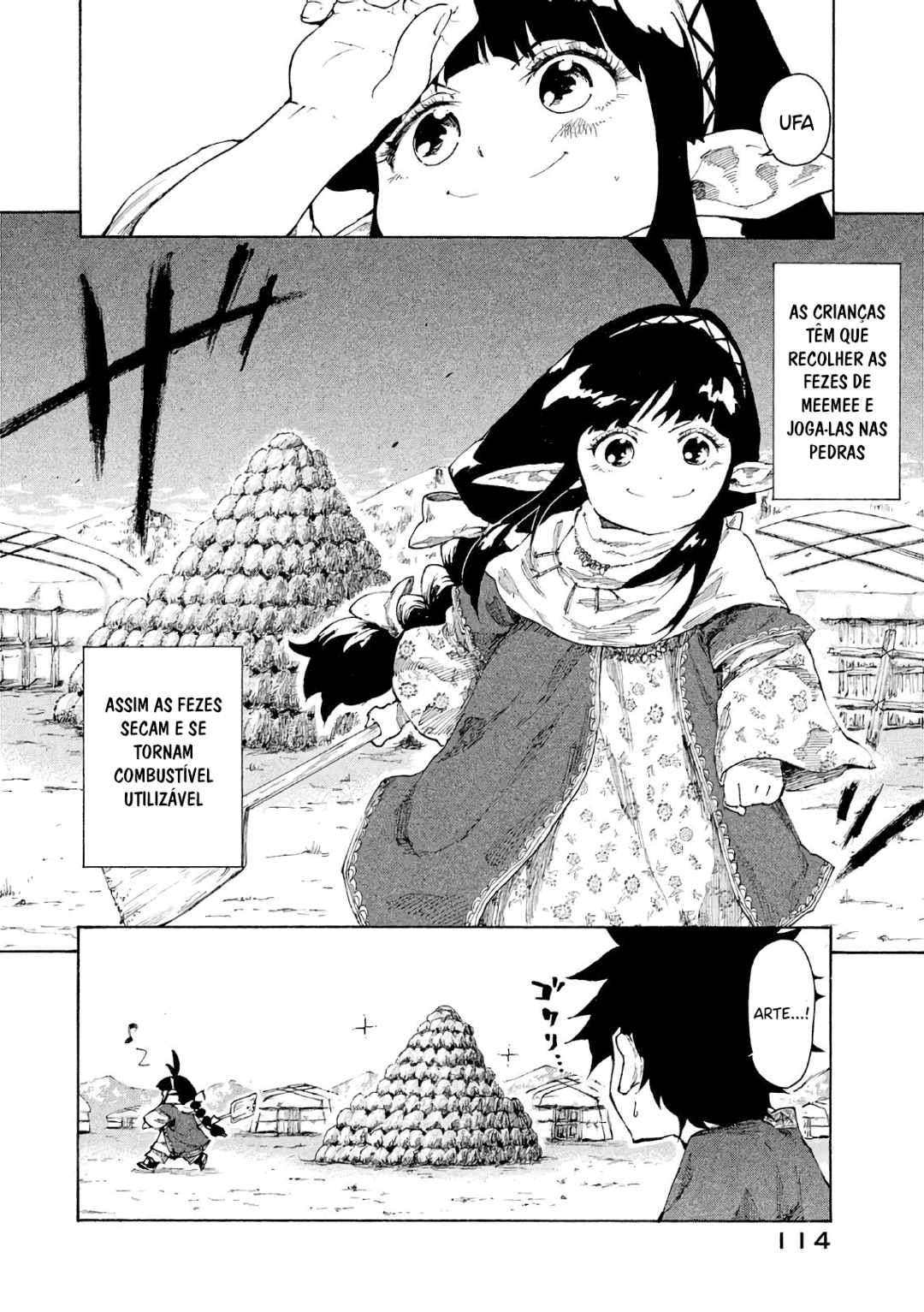 Read Mazumeshi Elf to Yuubokugurashi (PT-BR) PT Manga Online