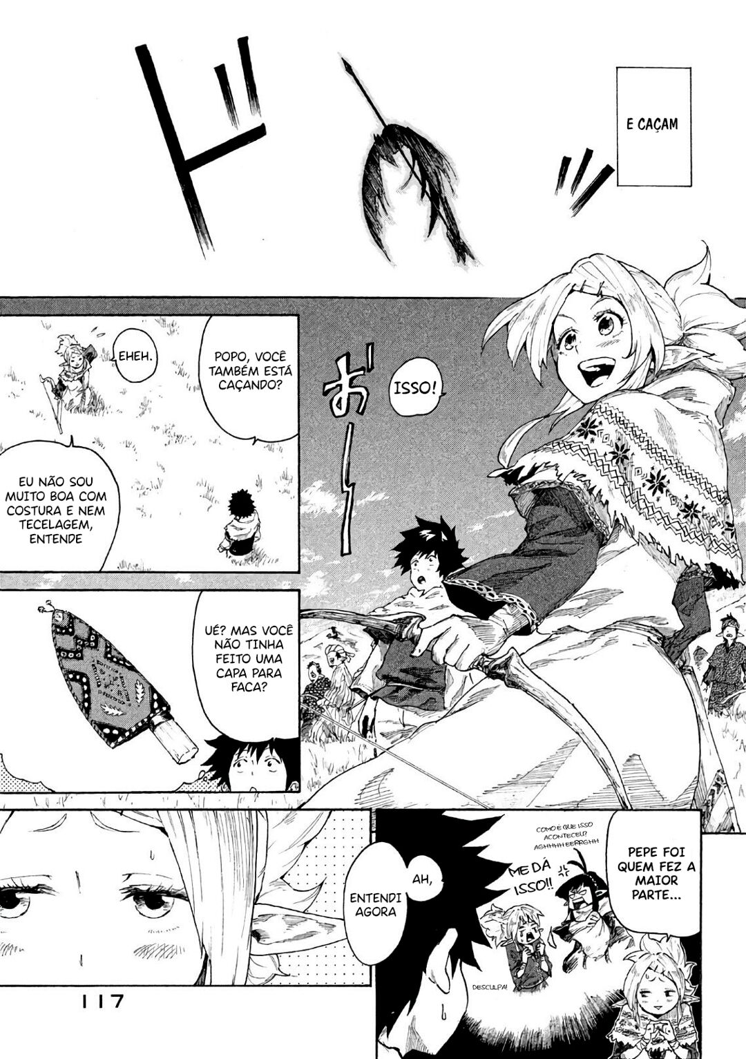 Read Mazumeshi Elf to Yuubokugurashi (PT-BR) PT Manga Online