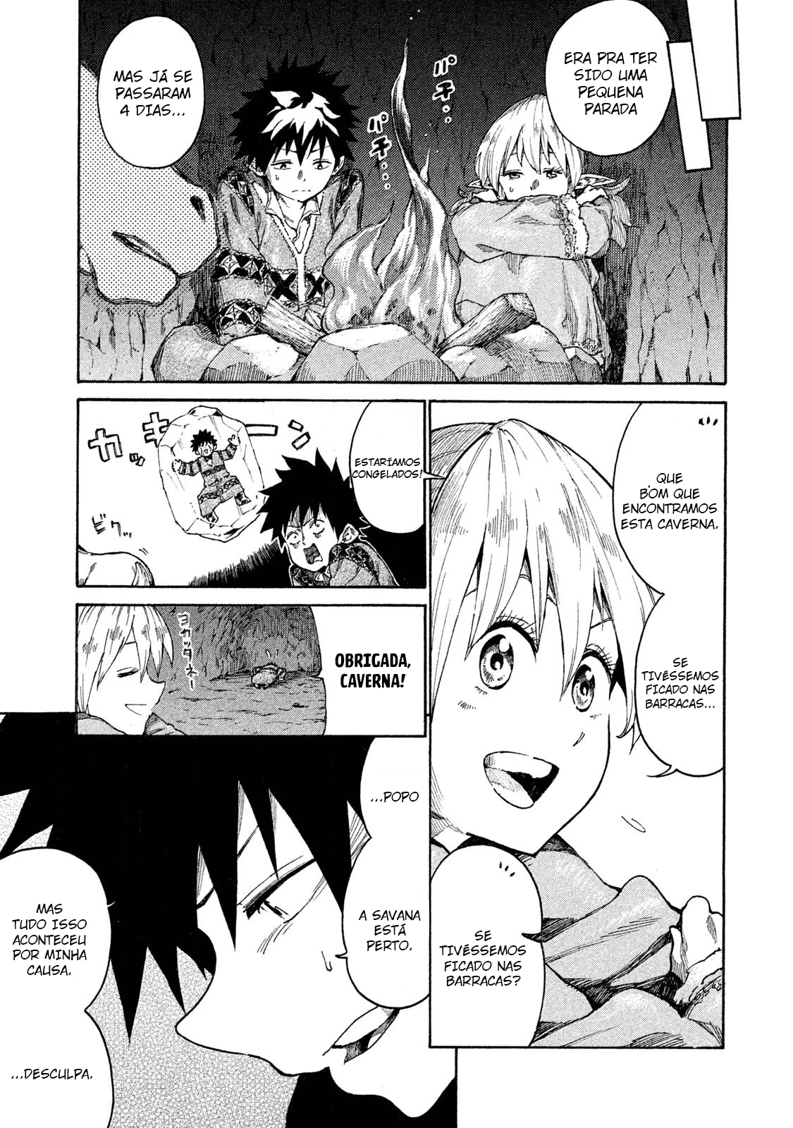 Read Mazumeshi Elf to Yuubokugurashi (PT-BR) PT Manga Online