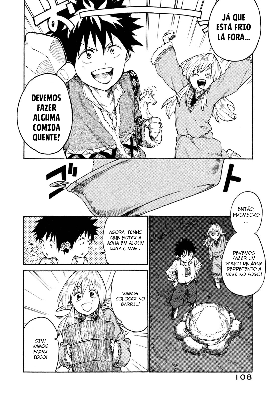 Read Mazumeshi Elf to Yuubokugurashi (PT-BR) PT Manga Online