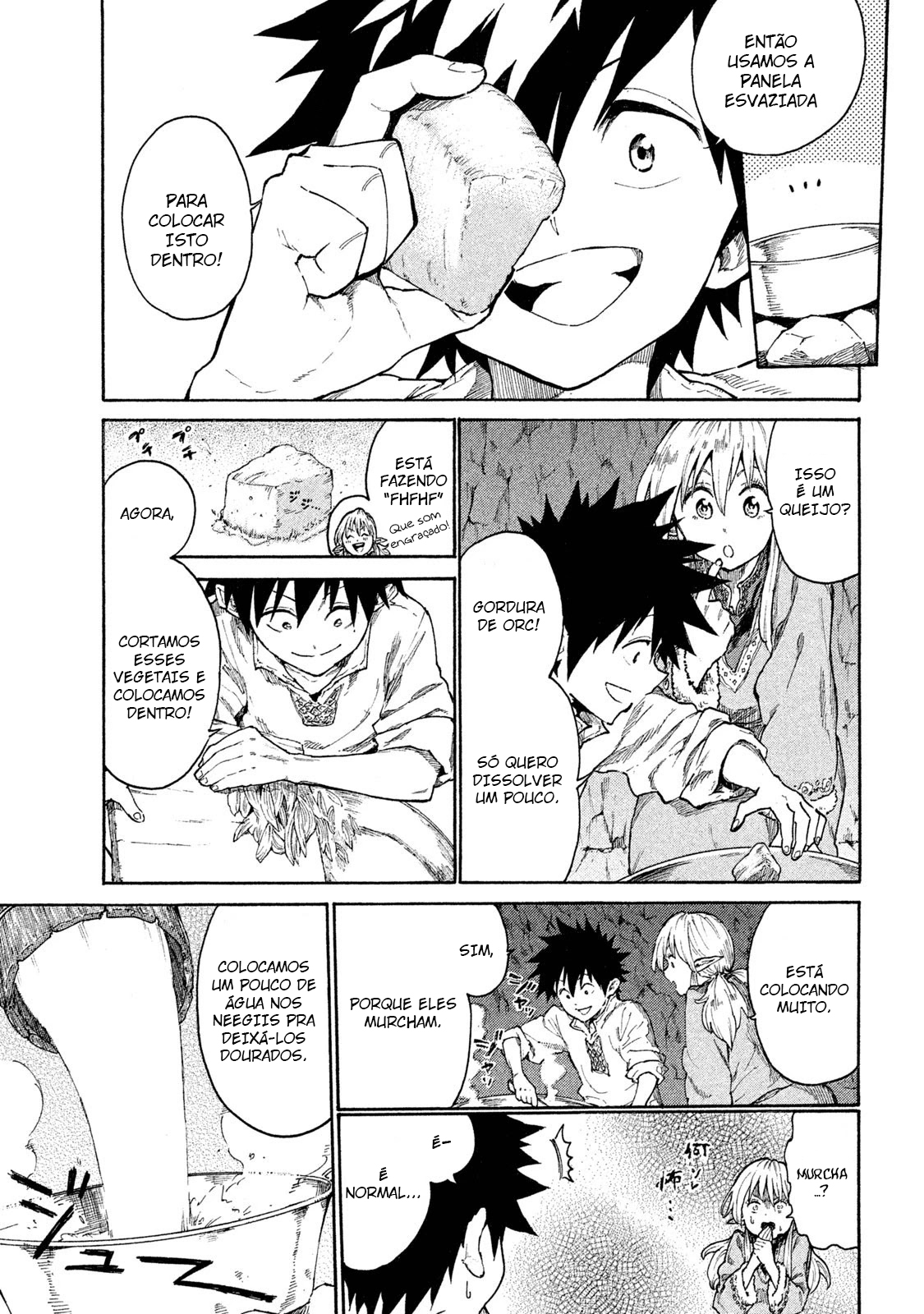 Read Mazumeshi Elf to Yuubokugurashi (PT-BR) PT Manga Online