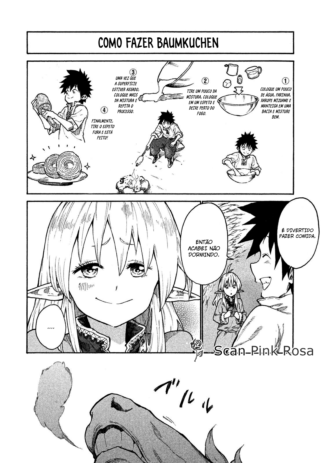 Read Mazumeshi Elf to Yuubokugurashi (PT-BR) PT Manga Online