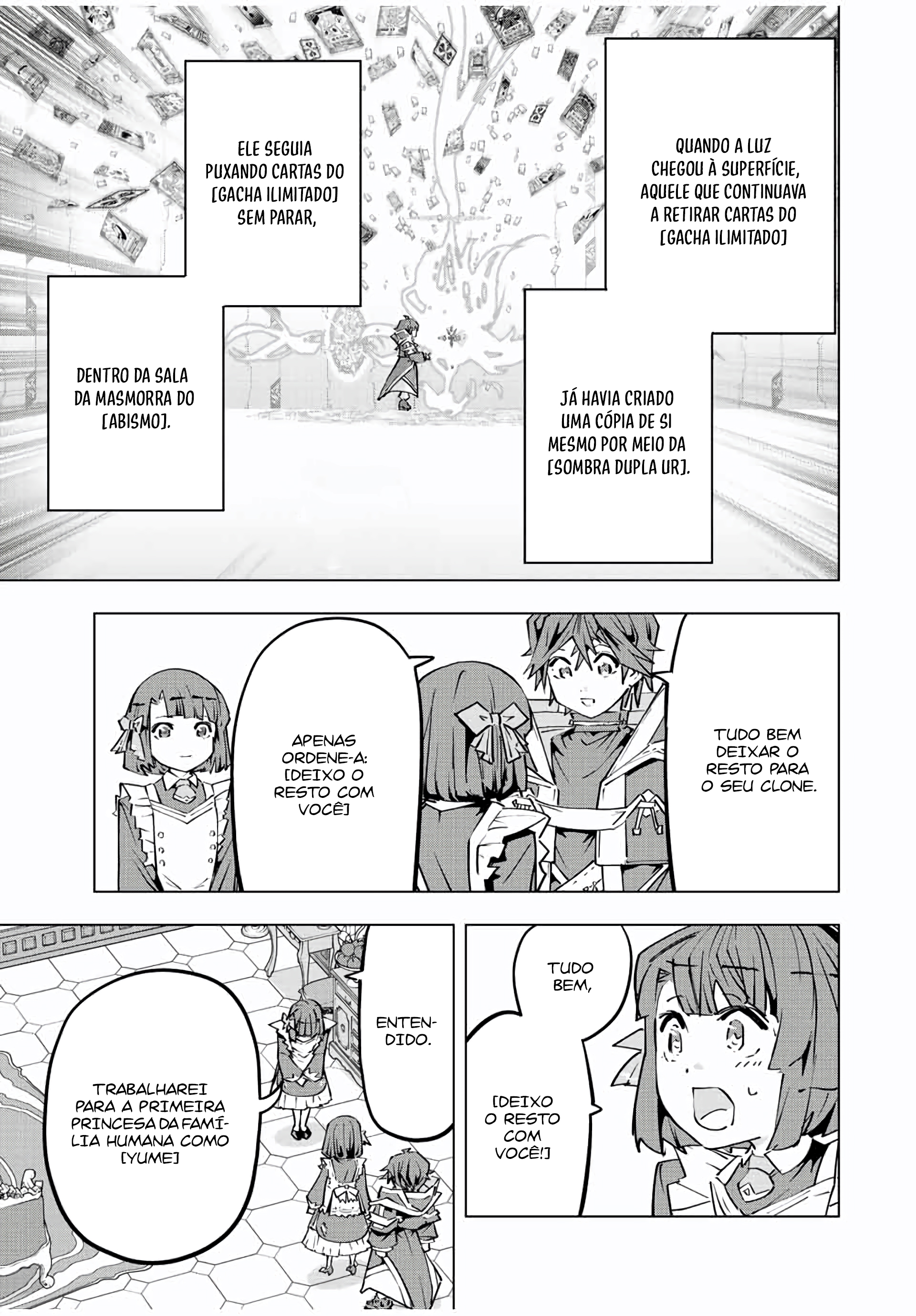 Read Meu Presente de Nível 9999 de Gacha Ilimitado (PT-BR) PT Manga Online