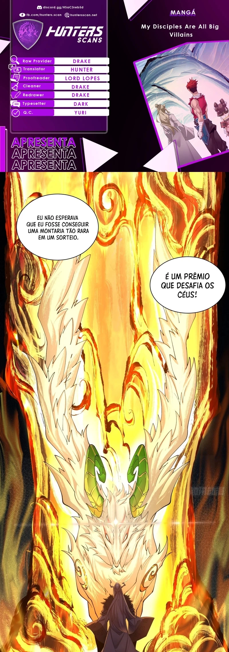 Read Meus Discípulos São Todos Grandes Vilões (PT-BR) PT Manga Online
