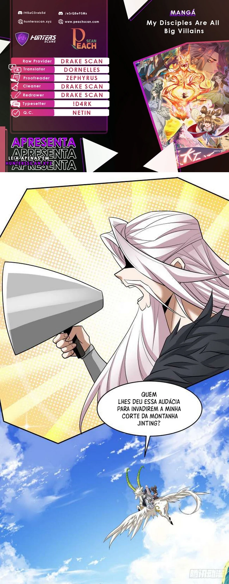 Read Meus Discípulos São Todos Grandes Vilões (PT-BR) PT Manga Online