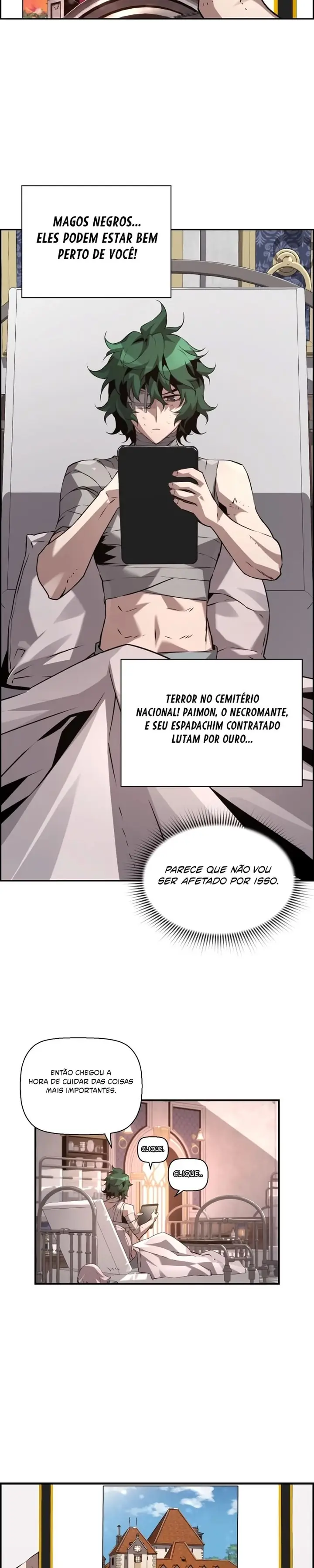 Read Necromante Evoluído (PT-BR) PT Manga Online