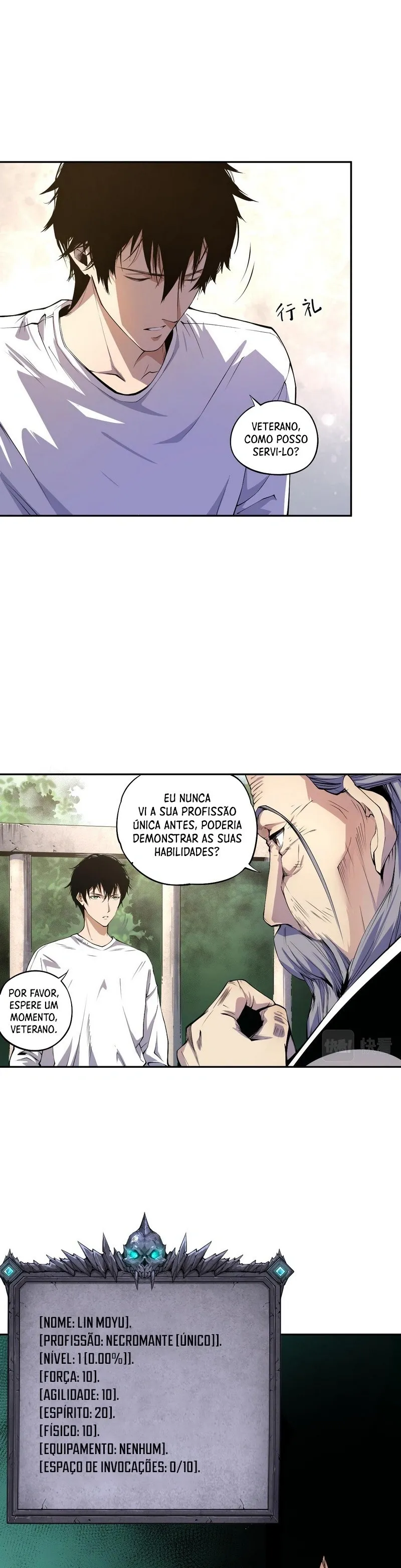 Read Necromante O Rei da Calamidade (PT-BR) PT Manga Online