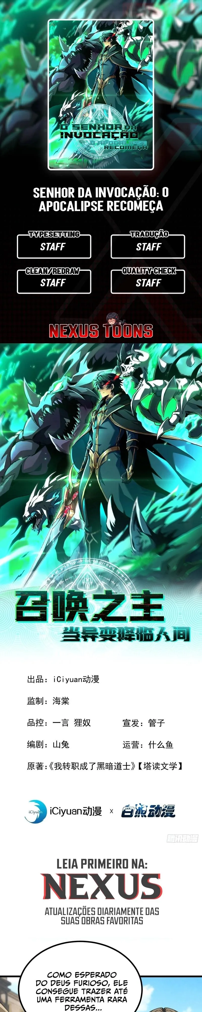 Read O Deus da Invocação Quando a Mutação Descende Sobre o Mundo Mortal (PT-BR) PT Manga Online