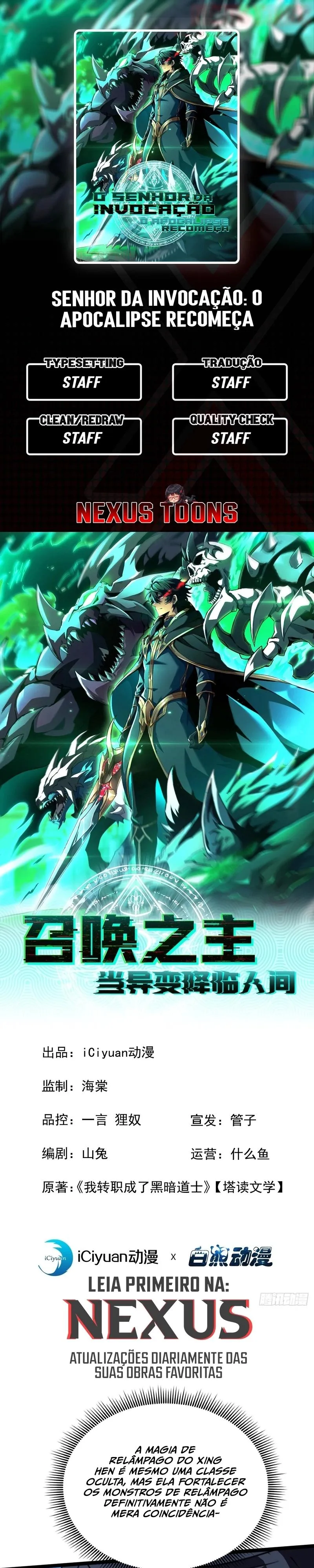 Read O Deus da Invocação Quando a Mutação Descende Sobre o Mundo Mortal (PT-BR) PT Manga Online