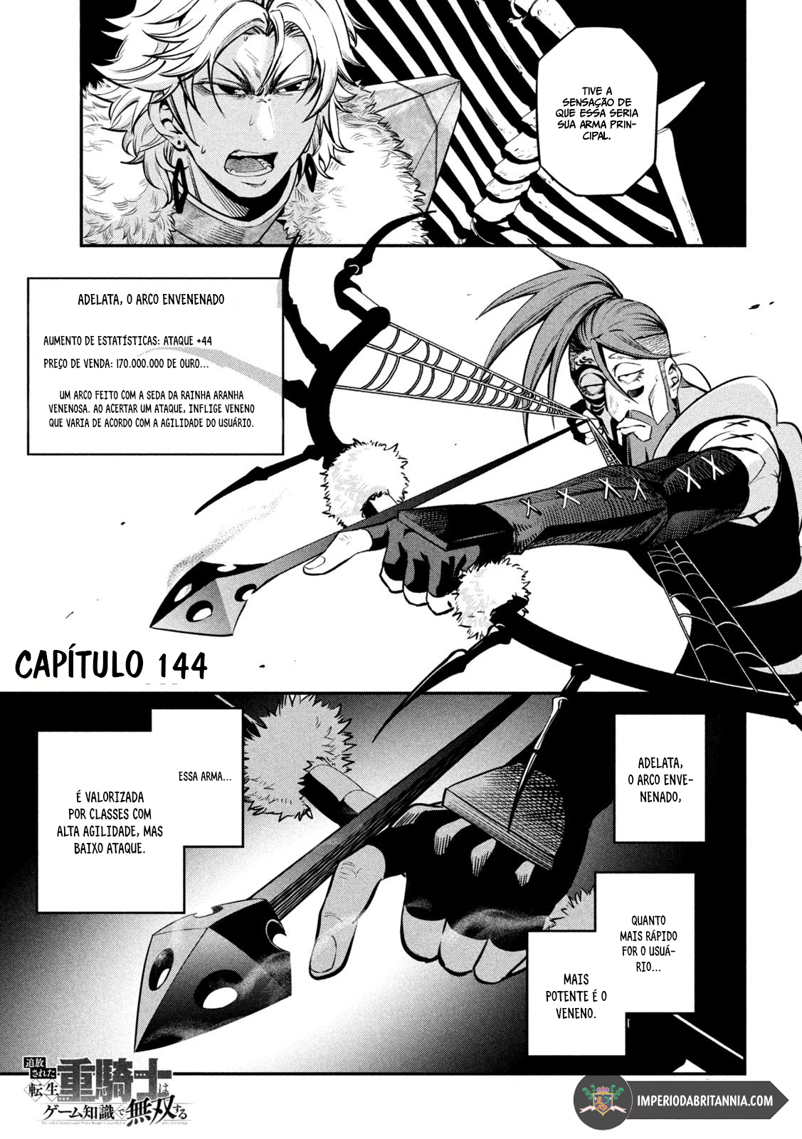 Read O Exilado Cavaleiro Pesado Reencarnado é Incomparável com o Conhecimento do Jogo (PT-BR) PT Manga Online