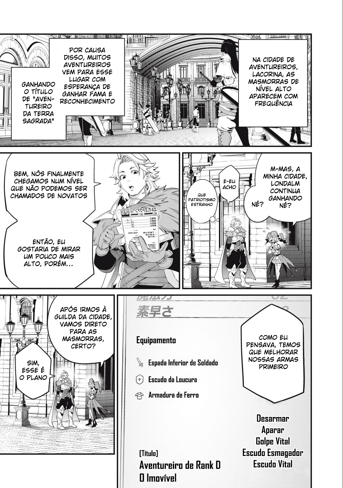 Read O Exilado Cavaleiro Pesado Reencarnado é Incomparável com o Conhecimento do Jogo (PT-BR) PT Manga Online