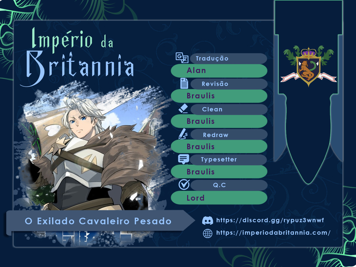 Read O Exilado Cavaleiro Pesado Reencarnado é Incomparável com o Conhecimento do Jogo (PT-BR) PT Manga Online